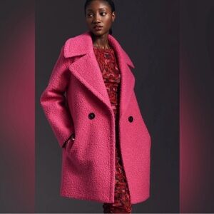 NVLT Flat Bouclé Overcoat Size Large